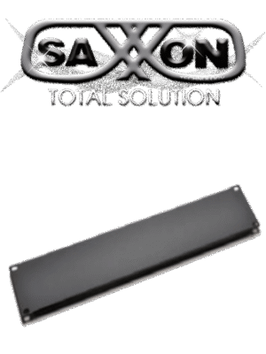 SAXXON 70060100- Tapa ciega de 1 Unidad de Rack/ Medidas de 48.2 cm de ancho (19") x 4.4 cm de profundidad/ Metalica