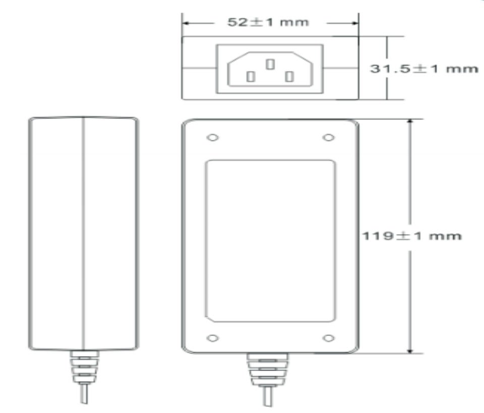 SAXXON PSU1205DPAQD - Paquete de Fuente de Poder de 12 Vcc 5 Amperes + Divisor para 4 Camaras/ Ideal Para Equipos de Alto Consumo/ Para Usos Multiples: Sistemas de CCTV, Acceso, Asistencia, etc/ Certificación UL/ - Image 2