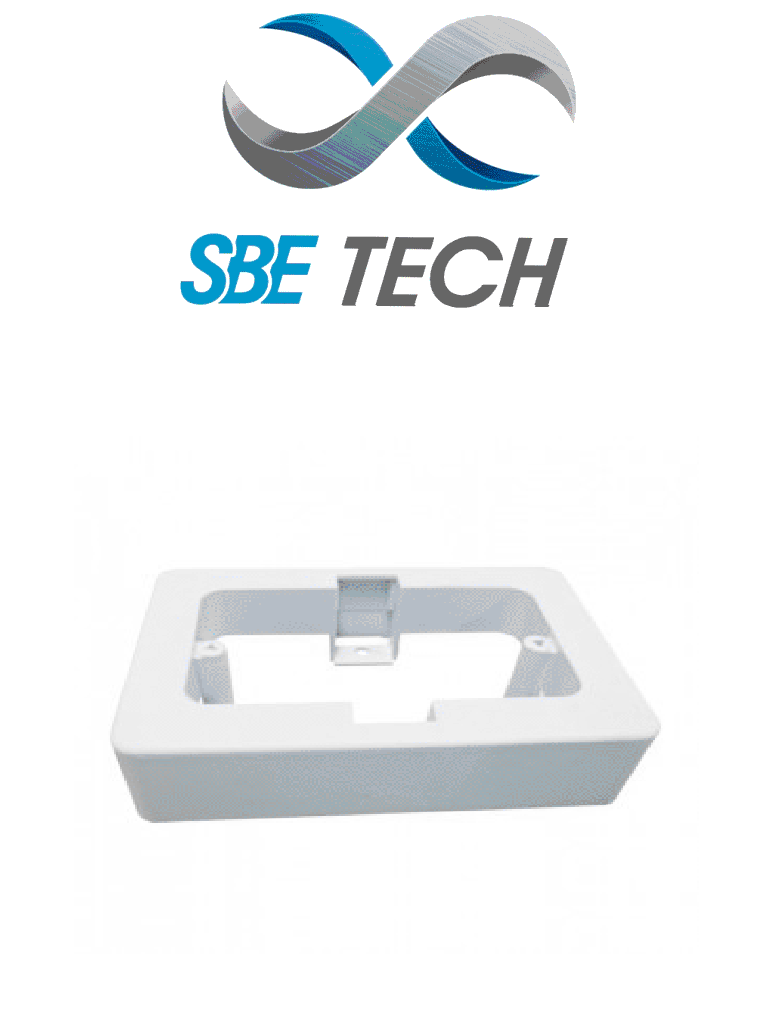 SBETECH CUNIV - Caja universal de PVC / 2X4 / Gama económica / Fácil instalación/ Fácil limpieza