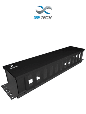 SBETECH SBE-OH2UR - Organizador de cable horizontal 2UR