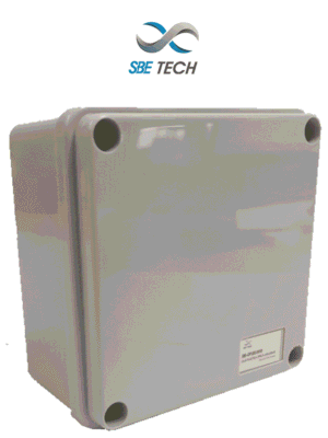 SBETECH OP10010050 - Caja plástica con tapa opaca de 10x10x5 cm multiusos con grado de protección IP66, fabricada en material autoextinguible y resistente a la abrasión