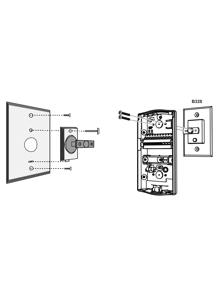 BOSCH I_B328- SOPORTE CON ROTULA/ MONTAJE EN PARED/ PIR - Image 2