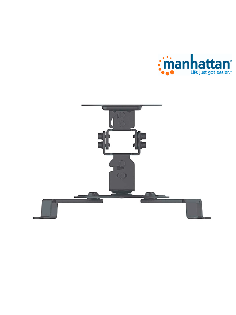 MANHATTAN 461184 - Soporte de Techo para Proyector/ 13.5 Kg de Carga/ Movimiento Articulado/ Brazos Ajustables para Diferentes Tamaños de Proyector/ - Image 3