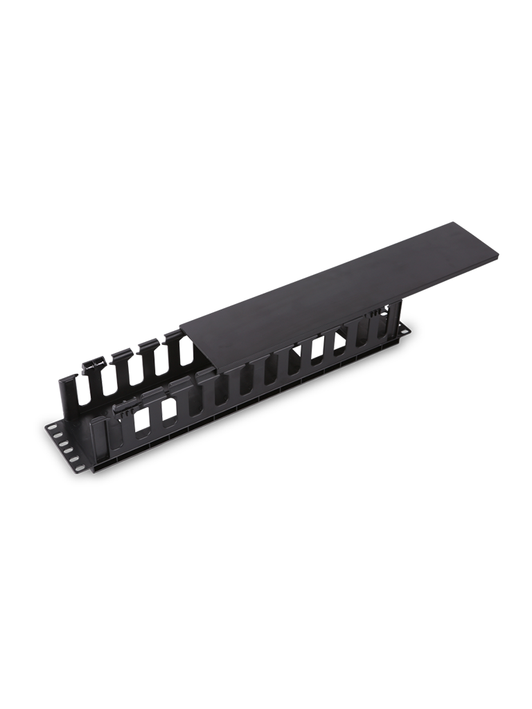 SAXXON J6069 - Organizador de cable horizontal para rack / Un lado / Plastico / 2U