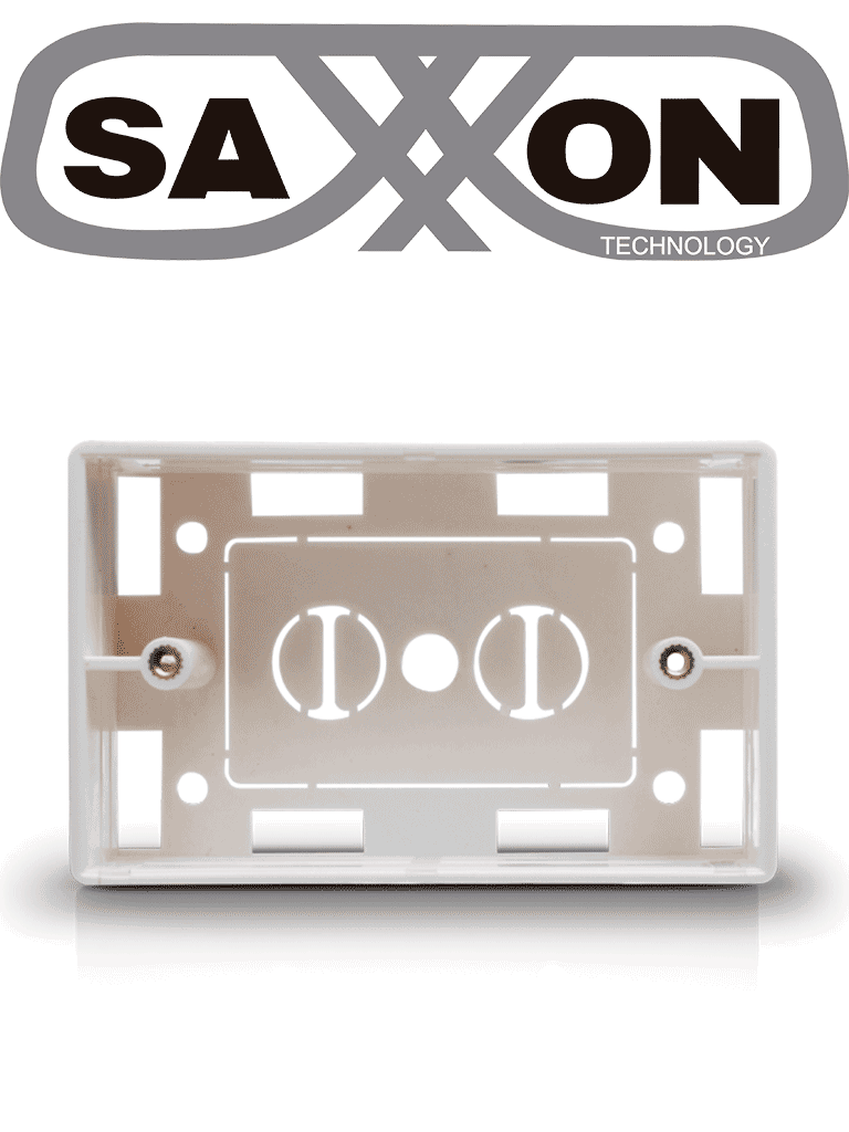 SAXXON A164B - Caja para placa de pared / Usos multiples / Color blanco