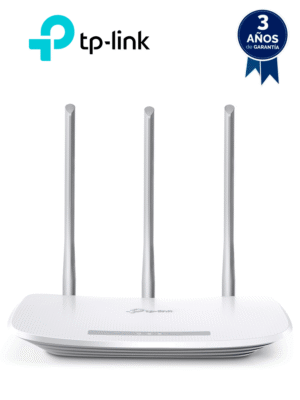 TP-LINK TL-WR845N - Router inalámbrico con velocidad de hasta 300Mbps, WiFi 4 802.11n/b/g en 2.4 GHz, 3 antenas y 4 modos: Router, Extensor de Rango, Punto de Acceso y WISP, 1 puerto WAN FE y 4 puertos LAN FE.