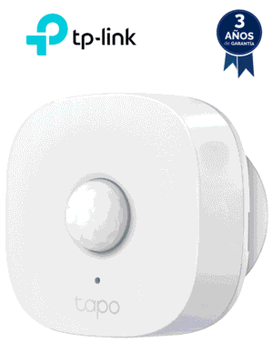 TP-LINK - Tapo T100 - Sensor de movimiento inteligente , Ángulo de detección de 120º. Detecta el movimiento a una distancia de hasta 7 metros, Necesita HUB TAPO TPL1170001