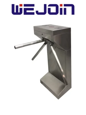 WEJOIN WJAT215 - Torniquete Bidireccional 6 Millones de Ciclos para Alto Flujo en Acero Inoxidable con Indicador LED Pase Exterior Protegido pase 25 - 35 Personas por Minuto Compatible con Cualquier Control de Acceso