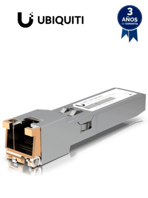 UBIQUITI UACC-CM-RJ45-MG - Modulo de Fibra UFiber/ Convertidor de SFP a RJ45/ Tasas de transferencia 10& 5& 2.5& 1 GBPS