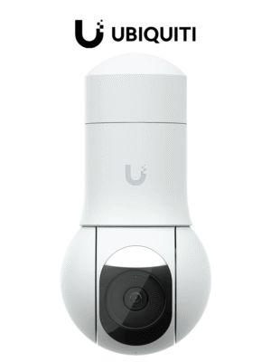 UBIQUITI UVC-G5-PTZ - Mini PTZ con seguimiento de personas 4MP, Zoom optico de 2x , IR 20 metros , Detección de movimimiento con IA , Microfono integrado , LED integrado para visión noctura a color, Alimentación por POE, Equipo para exterior.