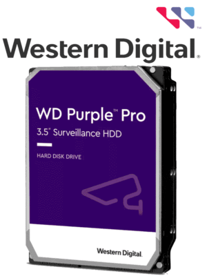 WESTERN DIGITAL WD142PURP - Disco duro 14 TB / PURPLE PRO / SATA III 6 GBS/ 3.5 / Recomendado para videovigilancia / 512MB / Soporta IA