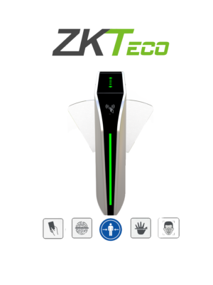 ZKTECO FBL320 - Barrera Peatonal Central Retraible / Acero SUS304 / Aleta de Acrílico / 110V / 35 Personas x Min / Carril 60 cm / Exterior Protegido / 2 millones de Ciclos / Infrarrojos de Seguridad / No cuenta con Lectores y Panel