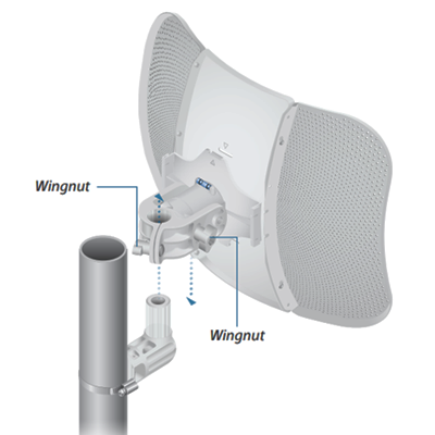 UBIQUITI LITEBEAM AC LBE-5AC-GEN2 - Radio con antena integrada Airmax AC GEN2 5.8GHz diseñada para uso en exteriores con una antena de 23 dBi y una potencia de transmisión de 25 dBm, ofrece un rendimiento de hasta 450 Mbp. - Image 2