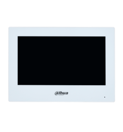 DAHUA VTH2621GW-P - Monitor IP Touch de 7 Pulgadas/ Serie Lite/ Blanco/ Poe Estandar/ 6&1 E&S de Alarmas/ Uso Interior/ Modo No Molestar/ H.265/ Soporta Hasta 4 Frentes de Calle y 4 Monitores Adicionales/ - Image 2