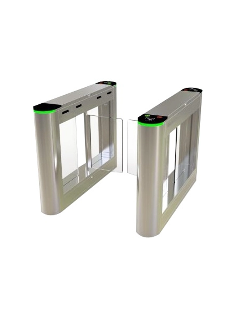 ZKTECO SBTL300 -Barrera Peatonal Tipo Swing Bidirecc. /2 Chasis Acero SUS304/ Aleta Acrílico/ 110V/ Exterior Protegido/ 30 Personas x Min/ 2 mil. Ciclos/ Carril 75 cm/ Infrarrojos/ No cuenta con Lectores y Panel/ (AÑADE CARRILES CON SBTL320) - Image 2