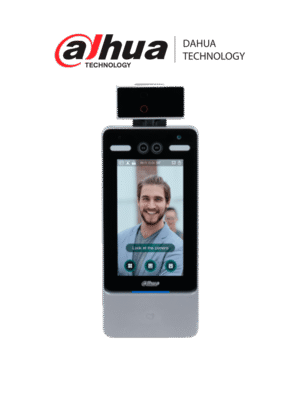 DAHUA ASI7213Y-V3-T1 - Control de Acceso de Reconocimiento Facial/ Pantalla de 7 Pulgadas/ Medición de Temperatura/ 50,000 Rostros. Tarjetas y Passwords/ 100,000 Registros/ Detección de Vida/ Reconocimiento de Rostros de .35 Segundos