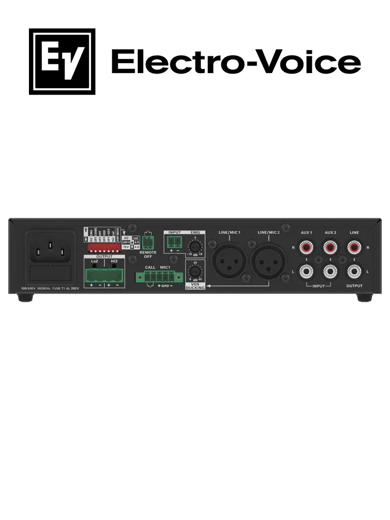 BOSCH M_KITU604UC15B - Kit de Audio / Amplificador Mixer 60W / 4 Bocinas 15W Negras - Image 2