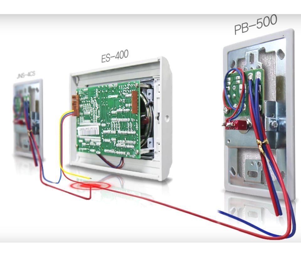 COMMAX ES400 - Botón de emergencia para sistema de llamado de enfermería / Compatible con JNS4CS / Instalación en sanitario y lavabo - Image 4