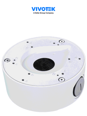 VIVOTEK AM-71B_V02 - Caja de conexiones exterior para cámaras domo, con protección IP66 y acabado en color blanco