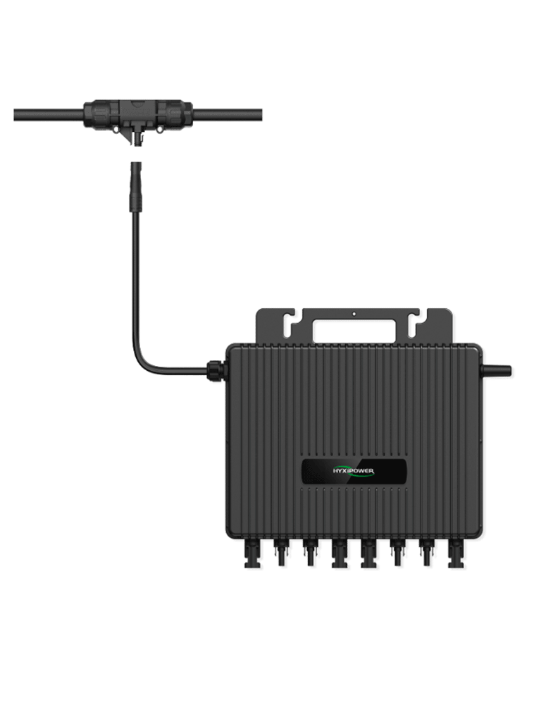 MICROINVERSOR HYX-M2000-SW - Microinversor Residencial / Potencia Salida 2000W / Comunicación WIFI / Conexión Hasta 4 Módulos Solares / Protección IP67 / Diseño Tipo Gancho / Plug & Play - Image 2