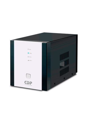 CDP R-AVR5008 - Regulador / Especial para motores y CCTV / 5000VA / 2500W / 8 Terminales de salida / 1 Terminal de salida NEMA5-20R / Retardante a incendio