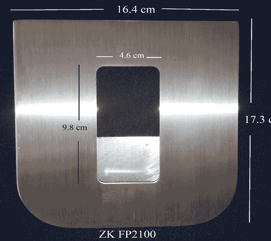 ZKTECO FP2100 - Accesorio para Montaje de Lectoras/ Compatible con Lector FR1200 u otros/ Para Torniquete Modelo TS2100. - Image 3