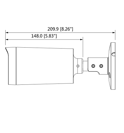 DAHUA HAC-B4A21-VF - Camara Bullet Varifocal de 2 Megapixeles/ Lente de 2.7 a 12mm/ Angulo Ajustable de 102 a 32 Grados/ IR de 40 Mts/ DWDR/ IP67/ Menu OSD/ Soporta: HDCVI/AHD/TVI y CBVS/ - Image 2