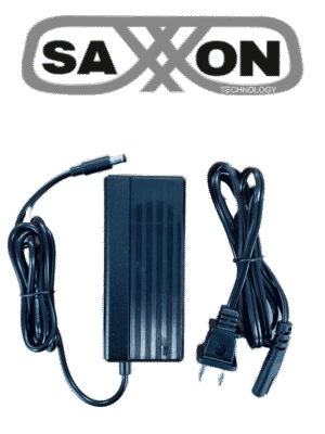 SAXXON KA3602A1203000P - Fuente de Poder Regulada / Alimentación 12 Vcc 3 Amper / Conector Macho / Voltaje de Entrada: 100-240V / Ideal para Cámaras de CCTV, Controles de Acceso y Asistencia /