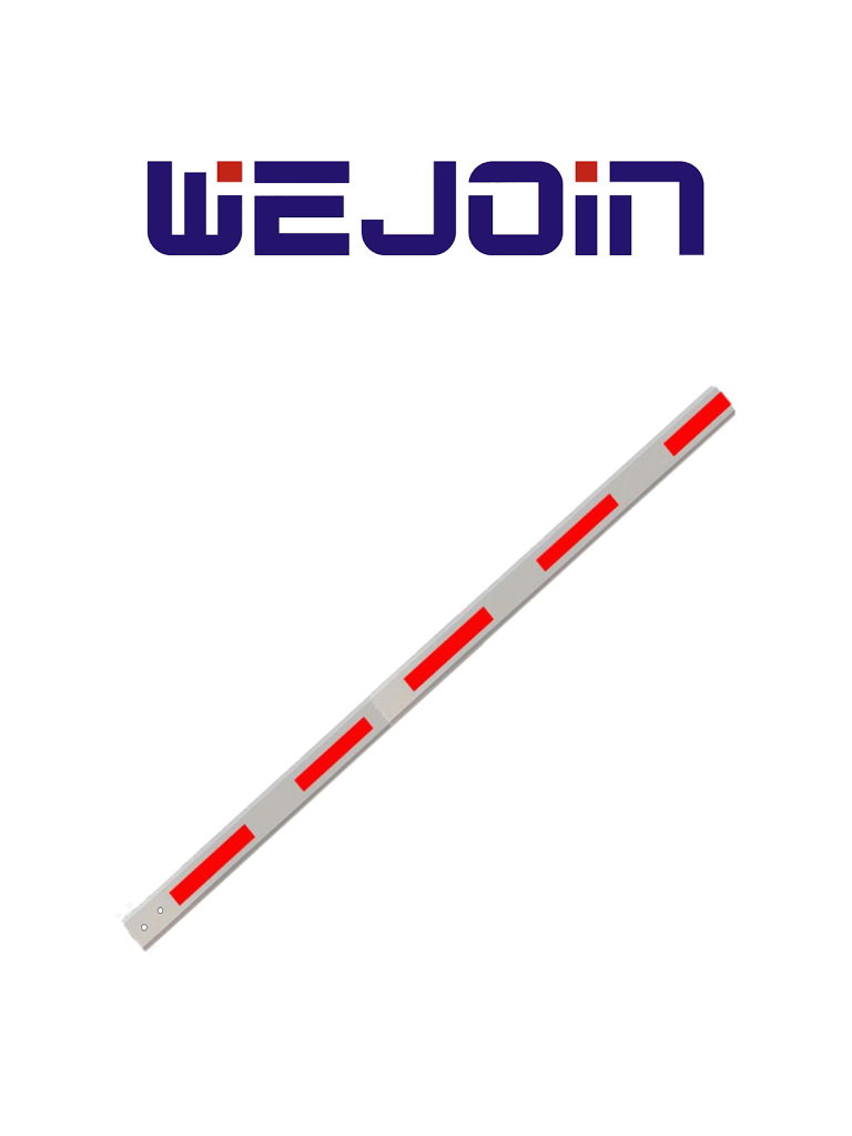 WEJOIN WJSBM6 - Brazo Recto Octagonal de 6 metros / Franjas Reflejantes