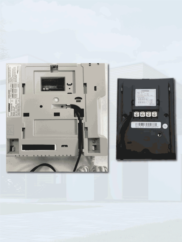 COMMAX CDV43K2DRC4LN - Kit de videoportero Commax a color con monitor de 4.3 pulgadas y auricular, frente de calle, comunicación con audio y video, función de apertura de puerta no requiere configuración - Image 2