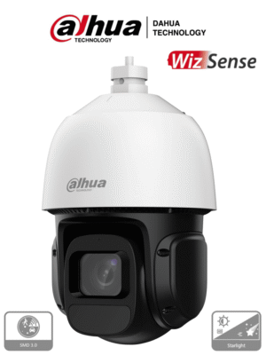 DAHUA SD3D216NB-GNY - Camara IP PTZ de 2 Megapixeles/ WizSense/ 16x de Zoom Optico/ 80 Metros de IR/ Detección de Vehiculos y Humanos/ SMD 3.0/ IP66/ Smart H.265+/ Ranura para MicroSD/ WDR Real de 120 dB/