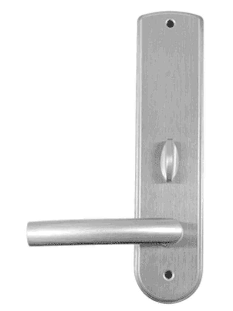 ZKTECO LH3000L - Cerradura Izquierda para Hotel con Tecnología Mifare 13.56 MHz, Compatible con Puertas de 40 a 55 mm de Grosor, 2 Pestillos de Seguridad, Fabricada en Acero Inoxidable, Capacidad de Registro de 224 Eventos - Image 2