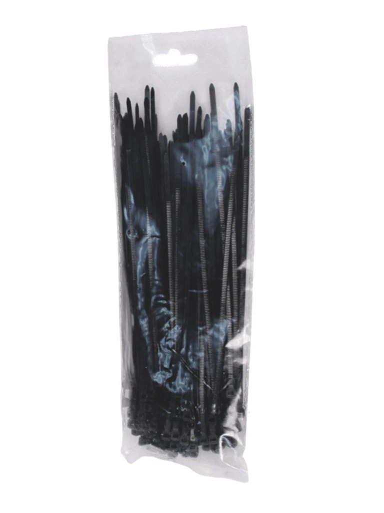 SBE TECH CN36X200BK - Cincho sujetacable 3.6x200 mm color negro, bolsa con 100 piezas, nylon - Image 2