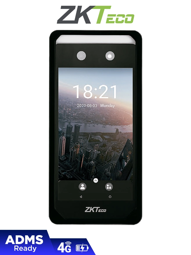 ZKTECO Horus-E1 - Control de Asistencia Visible Light portátil con Autenticación Facial (6000 Rostros), Registro de 100,000 Eventos, Batería de Respaldo, Conectividad Wifi y Chip 4G