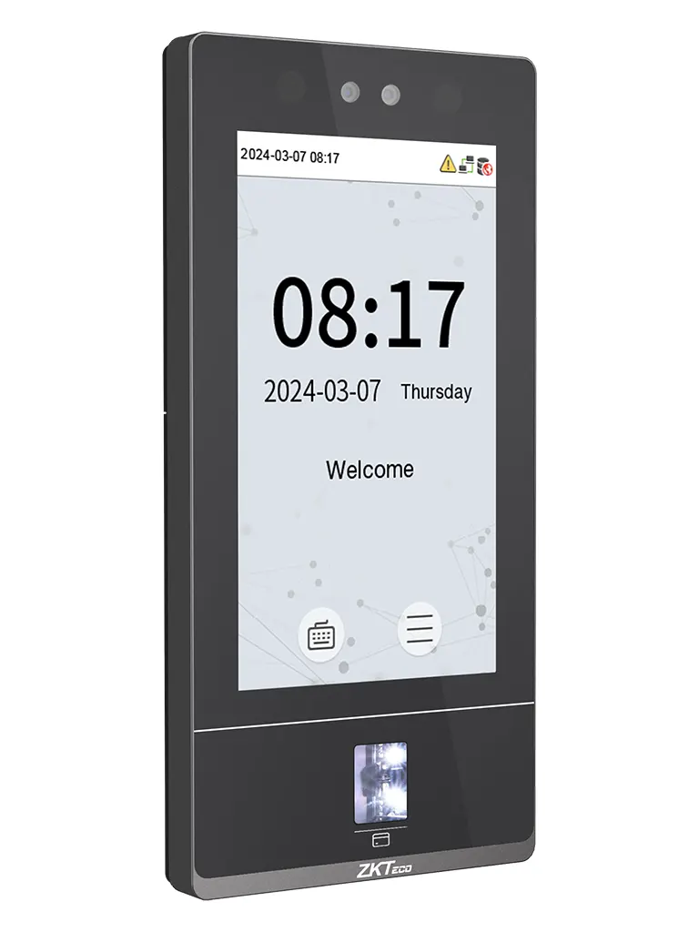 ZKTECO SenseFace 7A - Control de acceso y asistencia facial para 10, 000 rostros / 50,000 tarjetas de proximidad de 125kHz / 10,000 huellas / Compatible con ZKBio Zlink - Image 4