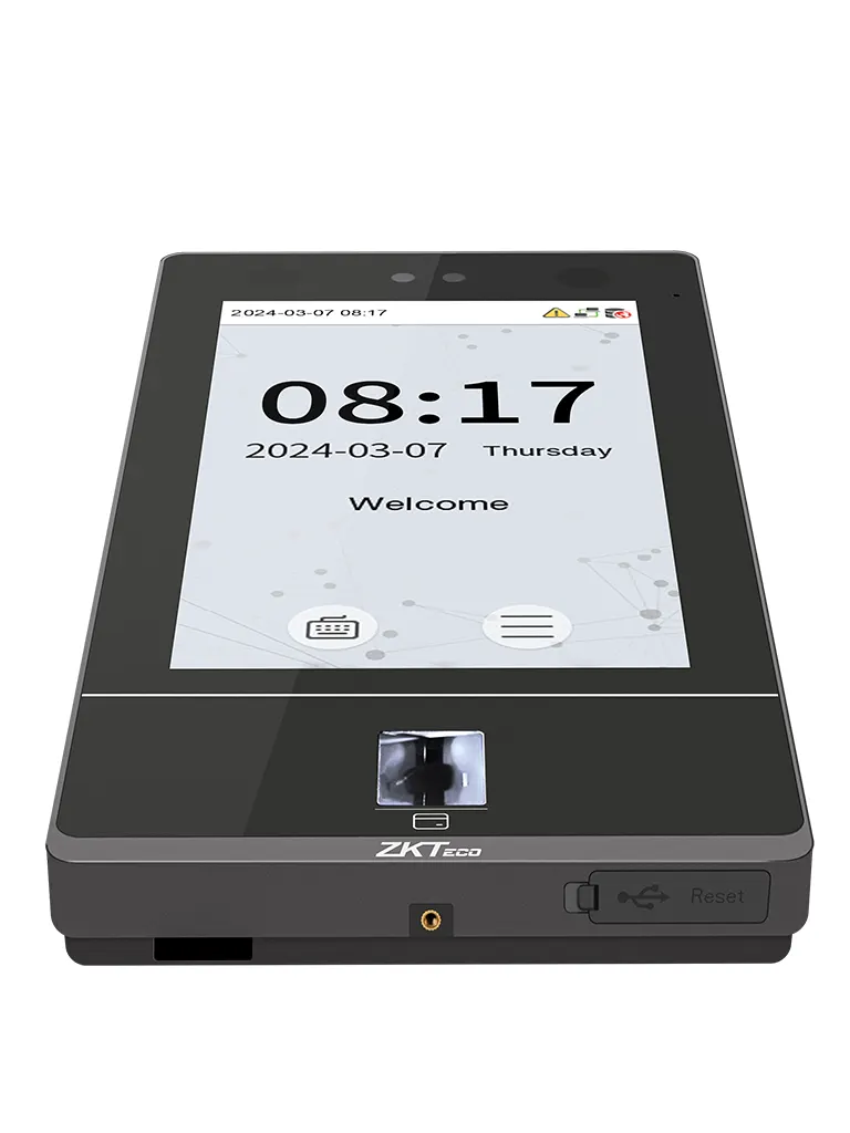 ZKTECO SenseFace 7A - Control de acceso y asistencia facial para 10, 000 rostros / 50,000 tarjetas de proximidad de 125kHz / 10,000 huellas / Compatible con ZKBio Zlink - Image 5