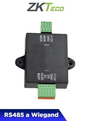 ZKTECO WR485 - Convertidor de Conexión RS485 a Wiegand / Compatible con Panel de Control de Acceso C2260