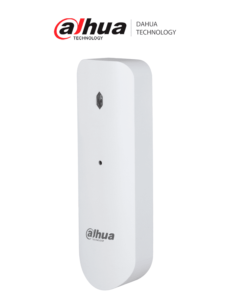 DAHUA ARD512-W2 - Detector de rotura de cristal inalámbrico/ Detección de frecuencias altas y bajas simultaneas / Funciona con cristal templado/ Laminado / Doble hoja / Armado / Indicador Led, AirShield