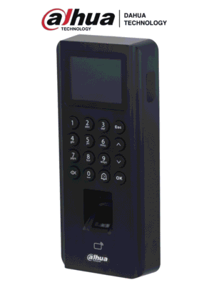 DAHUA ASI2212J-D - Control de Acceso de Huella y Tarjetas ID (EM)/ Pantalla de 2.4 Pulgadas/ Comunicacion TCP/IP/ P2P/ Soporte 5,000 Usuarios Tarjetas y Passwords/ 3000 Huellas/ 100,000 Registros/ 128 Periodos y Dias Festivos/
