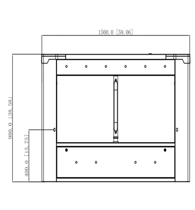 DAHUA DHI-ASGB611K-R - Swing Barrier (Barrera Medio Cuerpo) Derecha/ Servo Motor/ 12 Pares IR/ 20-60 Personas por Minuto/Apertura ajustabel 0.5s-1.6s/ Carril de 600mm/Exterior Protegido-Interior/ Compatible con DHI-ASGB610K-L y DHI-ASGB621K-D - Image 3