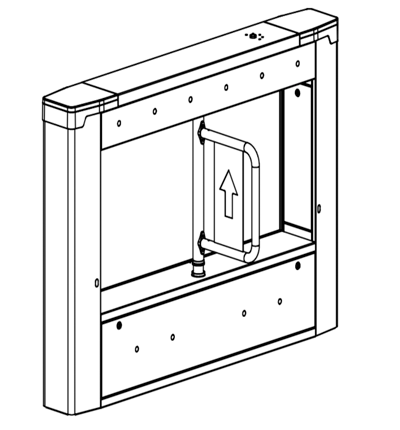 DAHUA DHI-ASGB611K-R - Swing Barrier (Barrera Medio Cuerpo) Derecha/ Servo Motor/ 12 Pares IR/ 20-60 Personas por Minuto/Apertura ajustabel 0.5s-1.6s/ Carril de 600mm/Exterior Protegido-Interior/ Compatible con DHI-ASGB610K-L y DHI-ASGB621K-D - Image 4