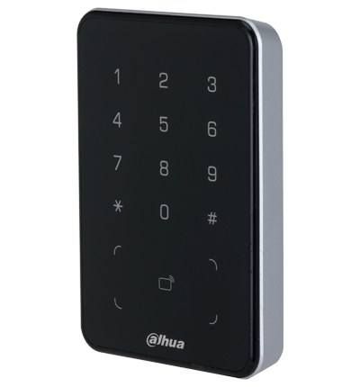 DAHUA DHI-ASR2101A - Lectora de Tarjetas MiFare con Teclado Touch/ para Password/ Conexión RS-485 y Wiegand/ Leds Rojo y Verde/ Fondo de Luz Azul - Image 4
