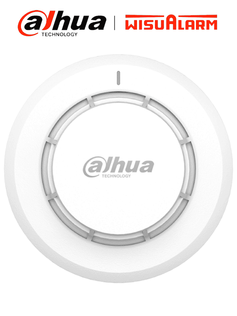DAHUA WISUALARM DHI-HY-C134 - Detector convencional de Humo de 4 hilos, Sistema inteligente de limpieza, Hasta 150 m² de cobertura, Resistente a la corrosión, Compatible con Panel Convencional de 8 zonas