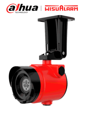 DAHUA WISUALARM DHI-HY-IF43DA-EX-GYXF - Detector de flama punto infrarrojo, RS 485, Salida de relevador, Algoritmo de procesamiento FFT, Tiempo de respuesta <10 segundos, 24 V CC