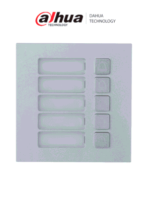 DAHUA DHI-VTO4202F-MB5 - Modulo de 5 botones para frente de calle departamental