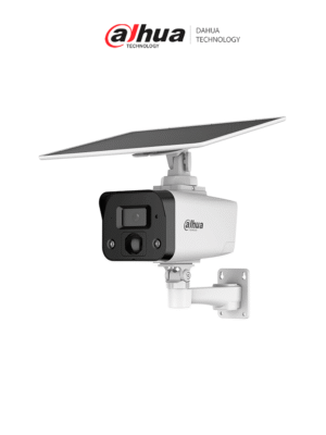 DAHUA IPC-HFW2441DG-4G-SP-B Cámara IP bullet 4G 4MP/panel solar/Batería/ SMD/ Sirena y luz de disuasión activa/Audio bidireccional/ Iluminador dual inteligente/IR 50 m/ luz cálida 30m/ Modo AOV (vídeo siempre activo)/Ranura para Micro SD/IP67/