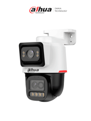 DAHUA DH-IPC-PTS2449C-4E3Z-S-PV-PRO Cámara PT varifocal WizColor de 4 MP + 2 MP/6x de Zoom Hibrido/Protección perimetral /Audio Bidireccional/Disuasión activa/Tour/Auto Tracking/Luz cálida 30m-PT 50m/Lente fija:112°/Lente PT:81.5°/SMD3.0/PoE/