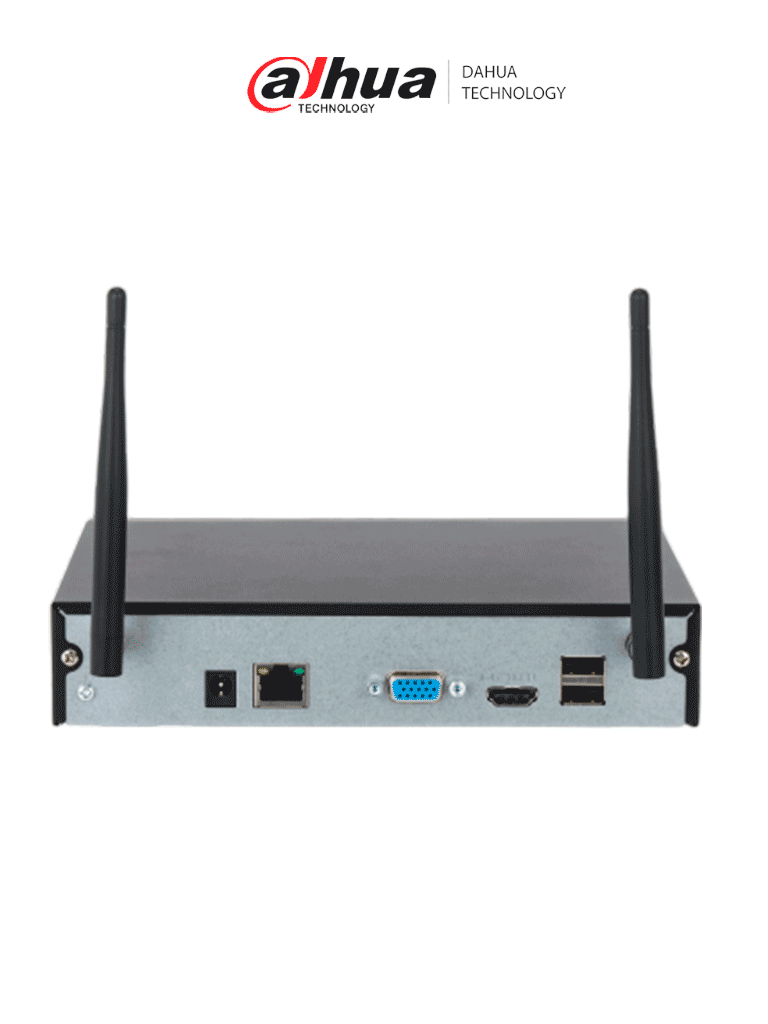 DAHUA DHI-NVR2104HC-W - NVR WiFi de 16 MP/ 4 Canales IP/ H.265/ Salidas HDMI &VGA/ 1 Bahía de Disco Duro/ 1 E&S de Audio/ Onvif/ Emparejamiento Automático con IPC WiFi de Dahua/ SMD Plus/ Protección perimetral - Image 2
