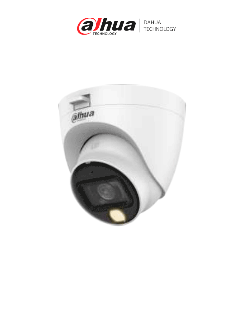 DAHUA HAC-HDW1801TLQ-IL-A - Cámara domo 4k Iluminador Dual con 8 MP, lente de 2.8 mm, ángulo de visión de 106°, IR de 20 m, WDR real de 120 dB, iluminación dual y micrófono integrado. Ideal para monitoreo en cualquier condición