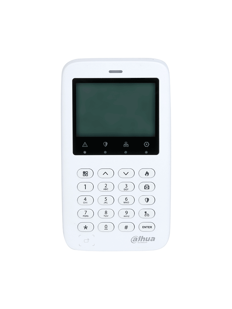 DAHUA DHI-ARK50C-R Teclado controlador de paneles ARC9 y ARC2/ Indicador de estatus de zona, armado y desarmado/ Armado y desarmado con NIP y Tarjeta IC / Múltiples funciones de cancelación, bypass, operaciones con relevadores - Image 2